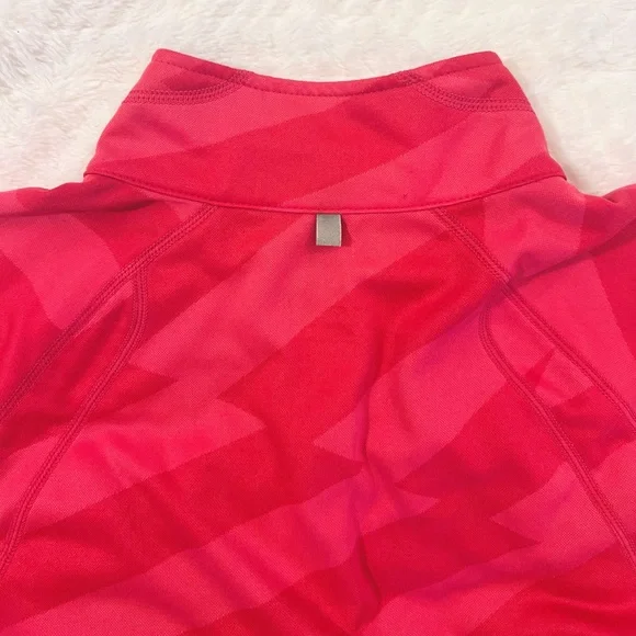 Nike Dri-FIT long sleeve quarter zip running jacket size small in hot pink - Picture 12 of 15